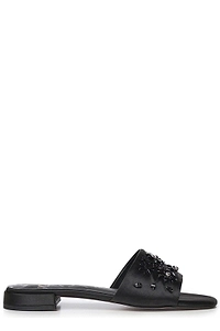 V73 Embellished Slide Mules