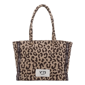 V73 Ilene Animal-Pattern Shoulder Bag