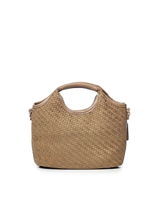 V73 Woven Charm Tote Bag
