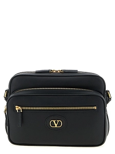 Valentino Antibes Zip-Up Messenger Bag