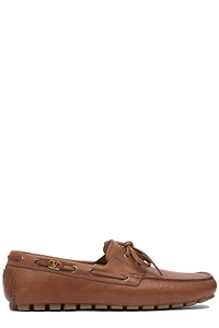 Valentino Driver Fastaway Lace-Up Boat Shoes