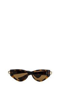 Valentino Logo Oval-Frame Sunglasses