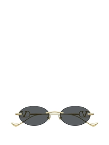 Valentino Eyewear Oval Frame Sunglasses