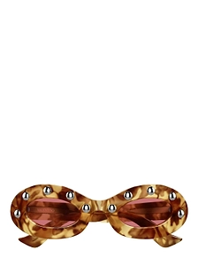 Valentino Eyewear Oval Frame Sunglasses