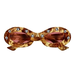 Valentino Eyewear Oval Frame Sunglasses
