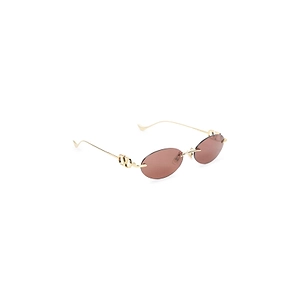 Valentino Eyewear Oval Frame Sunglasses