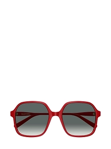 Valentino Eyewear Oversized Frame Sunglasses