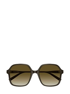 Valentino Eyewear Oversized Frame Sunglasses