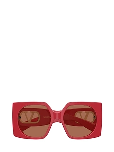 Valentino Eyewear Oversized Square Frame Sunglasses