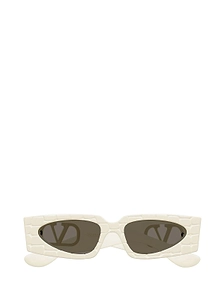 Valentino Eyewear Rectanuglar Frame Sunglasses