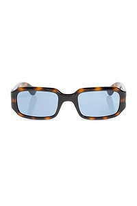 Valentino Eyewear Rectangular Logo Sunglasses