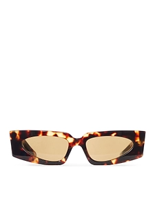 Valentino Eyewear Rectanuglar Frame Sunglasses