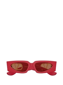 Valentino Eyewear Rectanuglar Frame Sunglasses