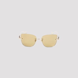 Valentino Eyewear Rimless Logo Temple Sunglasses