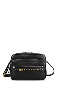 Valentino	Garavani Rockstud Zip-Up Messenger Bag