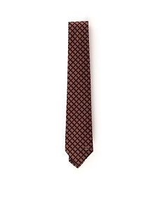 Valentino Geometric Jacquard Tie