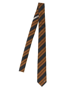 Valentino Regimental Jacquard Striped Tie