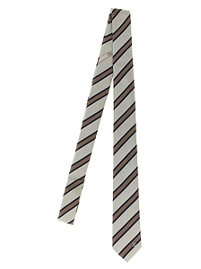 Valentino Jacquard Regimental Striped Tie