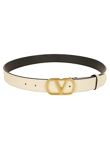 Valentino Vlogo Signature Buckled Belt