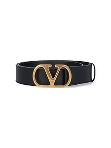 Valentino Vlogo Signature Buckled Belt