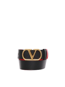 Valentino Vlogo Signature Reversible Belt