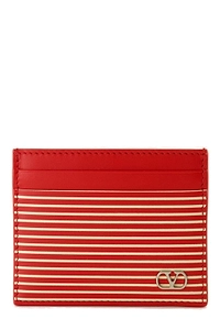 Valentino	Vlogo Signature Striped Cardholder