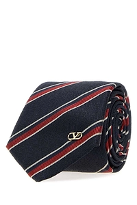 Valentino	Vlogo Signature Striped Tie