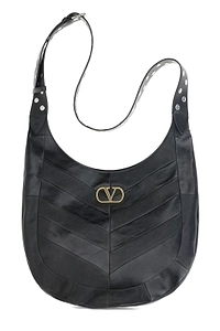 Valentino Vlogo Signature Stud Detailed Shoulder Bag