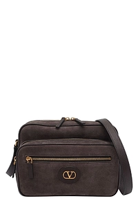 Valentino Vlogo Signature Zip-Up Messenger Bag