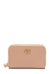 Valentino Vlogo Signature Zip-Up Wallet