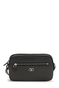 Valentino Vlogo Signature Zip-Up Messenger Bag