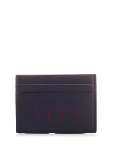 Valentino Vltn Logo Printed Cardholder