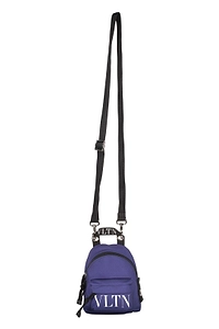 Valentino Vltn Printed Zip-Up Backpack