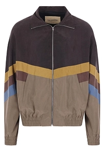 Valentino Zip-Up Long-Sleeved Coat