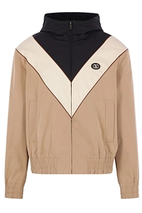 Valentino Zip-Up High Neck Jacket