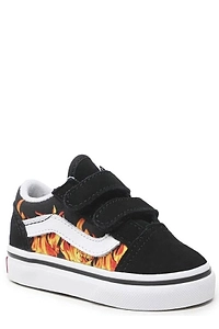 Vans Kids Old Skool Flame Low-Top Sneakers
