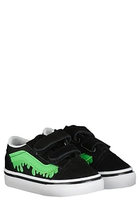 Vans Kids Old Skool V Glow Slime Low-Top Sneakers