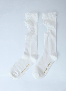 Vans Ruffled Knee-High Socks