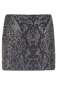 Venuja Embellished Mini Skirt