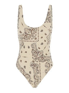Venuja Paisley Scoop-Neck Swimsuit