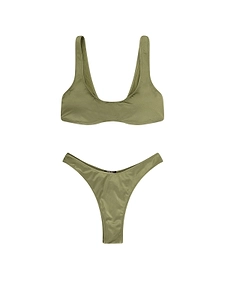 Venuja Sea Padded High-Leg Bikini Set