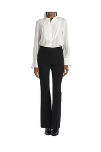Veronica Beard Hibicus Pleat Detailed Pants