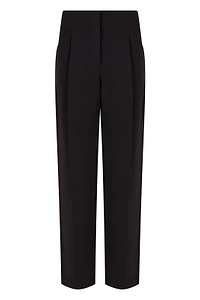 Veronica Beard High-Waisted Straight-Leg Pants