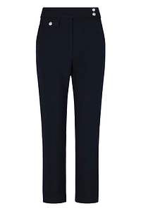 Veronica Beard Renzo Crest Button Pants