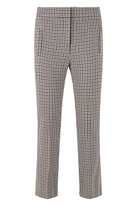Veronica Beard Slim Houndstooth Pants