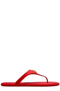 Versace Alia Thong Strap Flat Sandals