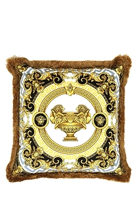 Versace Barocco Printed Fringed Cushion