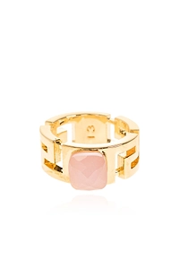 Versace Greca Stone Ring