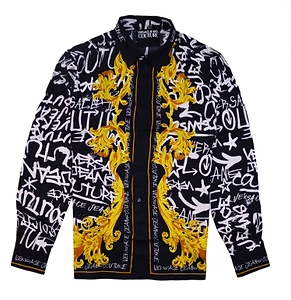 Versace Jeans Couture All-Over Printed Straight Hem Shirt