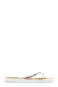 Versace Jeans Couture Baroque Logo Flip-Flops